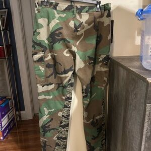 Camouflage Patterned Cargo Pants